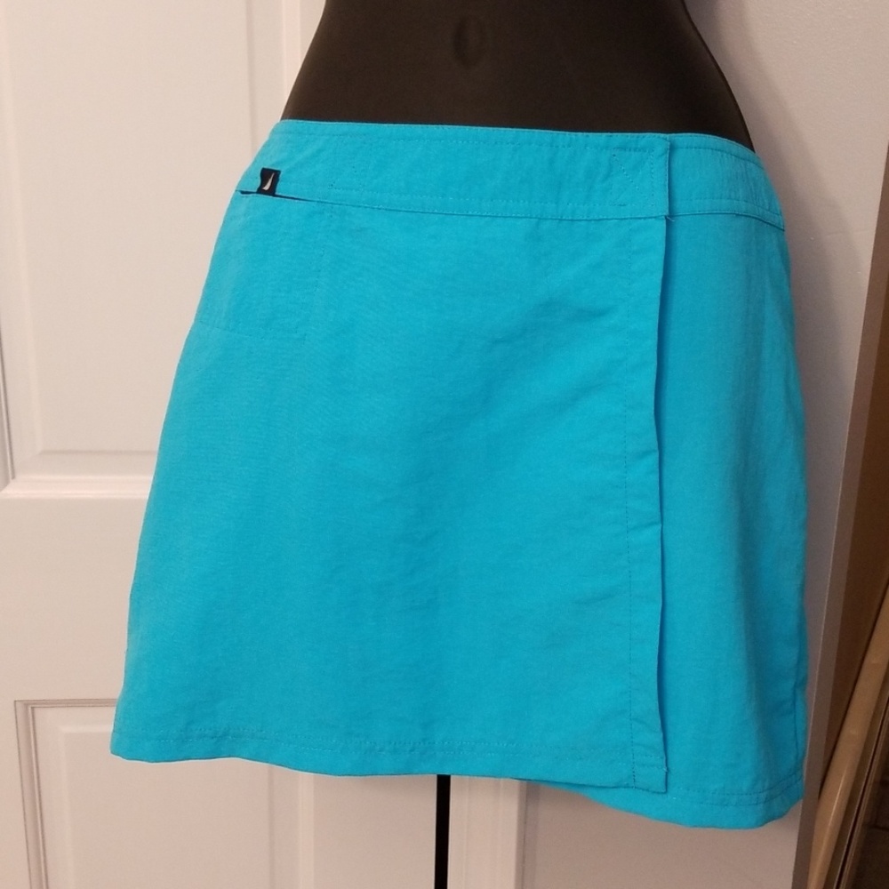 Nautica wrap skirt cover up